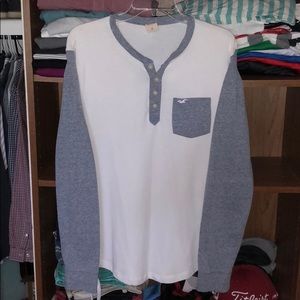 Hollister Raglan Long-Sleeve Henley